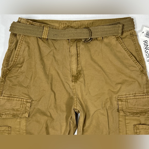 Ring of Fire Delano Messenger Cargo Shorts Mens 33 Beige RYB0412 NWT 100% Cotton - Picture 2 of 13
